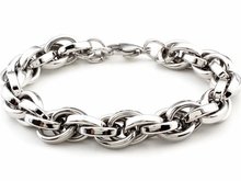 Welch Women's Welch Gold-Style Chain Stainless Steel Bracelet