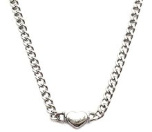 Welch Steel Welch Stainless Steel Chain Heart Necklace