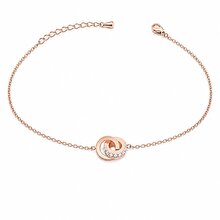 Welch Steel Welch Rose Hoop Stainless Steel Anklet