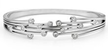 Welch Steel Welch Stone Detailed Stainless Steel Bracelet