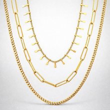 Welch Steel Welch Stainless Steel Multi Combination Necklace