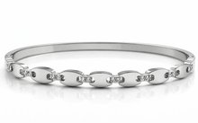 Welch Steel Welch Stainless Steel Stone Detailed Bracelet