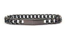 Welch Steel Welch Black Stainless Steel Chain Bracelet
