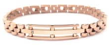 Welch Steel Welch Rose Stainless Steel Stone Detailed Bracelet