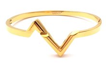 Welch Steel Welch Gold Stainless Steel W Bracelet