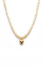 Welch Steel Welch Gold Stainless Steel Pearl Chain Choker Necklace