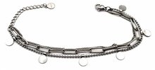 Welch Steel Welch Women's Chain Stainless Steel Bracelet