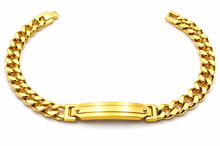 Welch Steel Welch Chain Gold Stainless Steel Bracelet