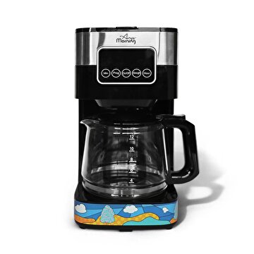 Picture of Any Morning SH21615S Ayarlanabilir Filtre Kahve Makinesi 900 W, 1.5 L, Dokunmatik LCD Ekranlı, Demleme Yoğunluk Ayarlı 