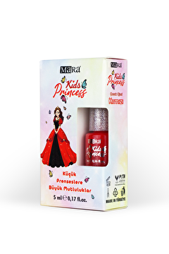 Show details for Mara Princess Washable Water-Based Kids Nail Polish -  Red (With Files As A Gift) 5 Ml. Picture of Mara Princess Washable Water-Based Kids Nail Polish -  Red (With Files As A Gift) 5 Ml.
