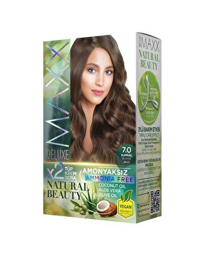 Show details for MAXX DELUXE AMMONIA FREE HAIR DYE KIT  7.0 Picture of MAXX DELUXE AMMONIA FREE HAIR DYE KIT  7.0