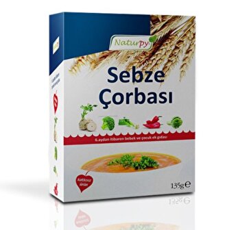 Show details for Naturpy Vegetable Soup For Babies 135 gr Picture of Naturpy Vegetable Soup For Babies 135 gr
