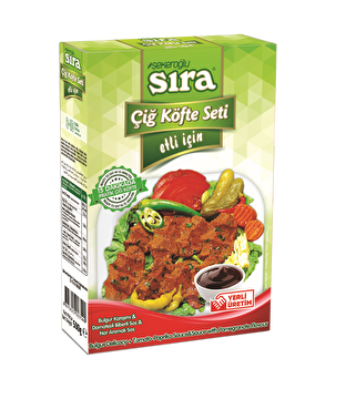 Show details for Sıra Çiğ Köfte Set (With Meat) 500g Picture of Sıra Çiğ Köfte Set (With Meat) 500g