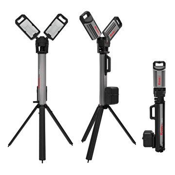 Picture of Kress KUF09.9 20Volt 2000/4500 Lümen Profesyonel Kule Tipi Teleskopik Katlanabilir LED Projektör (Akü Dahil Değildir)