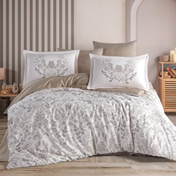 Picture of Hobby Tiago Toprak - Çift Kişilik Saten Nevresim Takımı