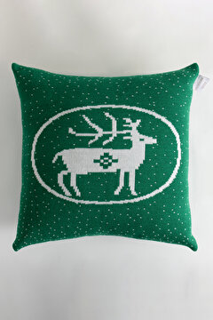 Show details for Koza Home Destino Green New Year Christmas Deer Patterned Square Cushion Cover 45x45 2025 45 x 45 Picture of Koza Home Destino Green New Year Christmas Deer Patterned Square Cushion Cover 45x45 2025 45 x 45