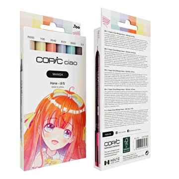 Picture of COPIC CIAO MANGA SET, HANA, 6 PCS