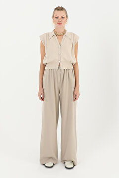 Picture of SOUL Kadın V Yakalı Çelik Örme Gömlek  - 31864GML SM