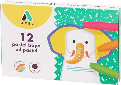 Adel Pastel Boya 12 Renk. ürün görseli