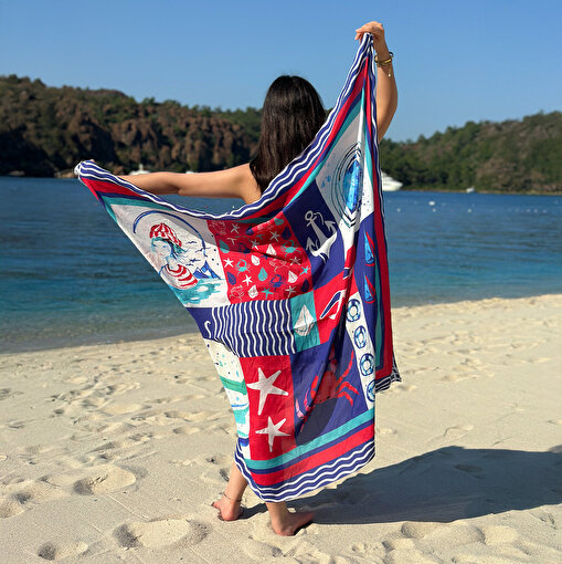 Picture of Anemoss Harmony Viscose Pareo Navy Blue 120*140 cm