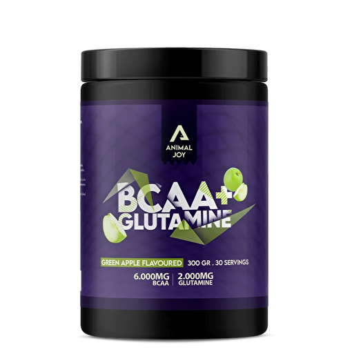 Picture of Animal Joy Bcaa + Glutamine 6000 Mg Green Apple Flavoured 300 Gr / 30 Serving