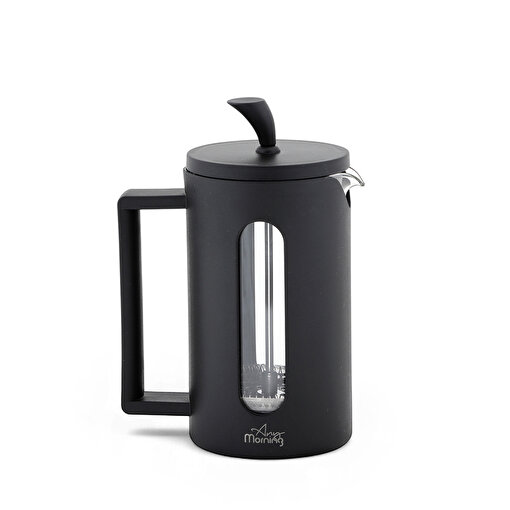 Any Morning 600 ml French Press, Darbeye Dayanıklı Cam, 304 Paslanmaz Çelik Filtreli FF002. ürün görseli
