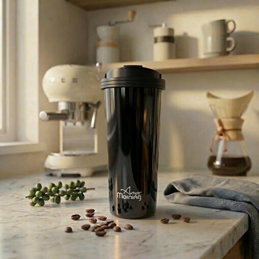 Picture of Any Morning SI231902 Travel Mug, 17 oz, Black