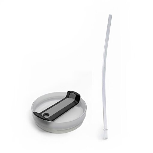 Any Morning Vaha 1200 ml Termos Mug Kapağı ve Pipet Siyah. ürün görseli