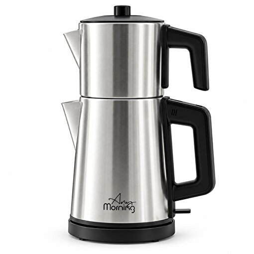 Any Morning OZ26CM10 2in1 Paslanmaz Çelik Çay Makinesi  ve Su Isıtıcı  resmi