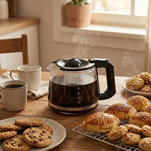 Any Morning SH21615S Filtre Kahve Makinesi Uyumlu Cam Demlik 1,5 Lt. ürün görseli