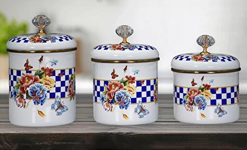 Pr Home Allegro Emaye 3'lü Baharatlık Set. ürün görseli