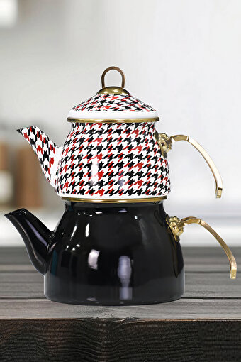 Picture of PR Home Forte Black Gold Model Enamel Teapot