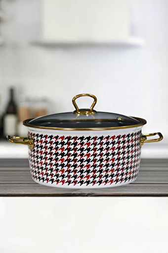 Picture of PR Home Forte Red Enamel Frying Pot 22 cm