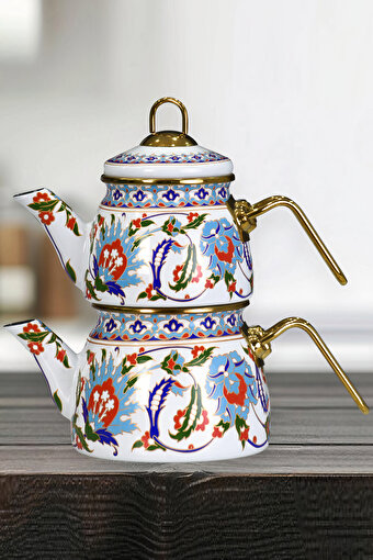 Picture of PR Home Hanzade Mini Model Enamel Teapot