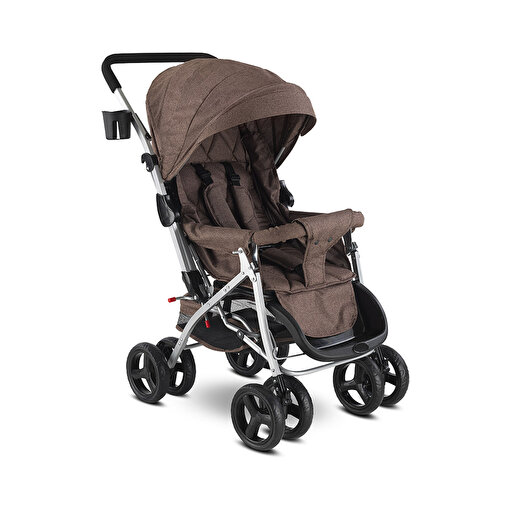 Babyhope 604 Çift Yönlü Bebek Arabası Kahve. ürün görseli