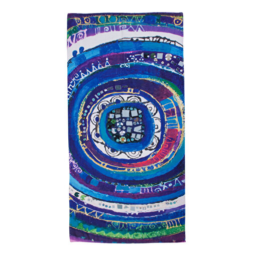 Picture of Biggdesign Evil Eye Beach Towel, Cotton, Microfiber, Soft, Water Absorbent