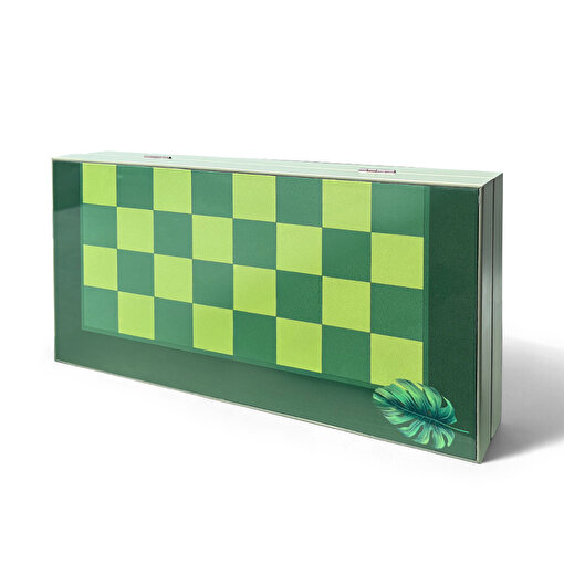 Picture of Biggdesign Nature Backgammon Set | Magnetic Closure, Scratch-Resistant Surface