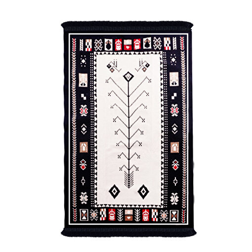 Bigghome Çift Taraflı Kilim, Makinede Yıkanabilir, Modern Desenli, 80*150 cm, SA1534A . ürün görseli