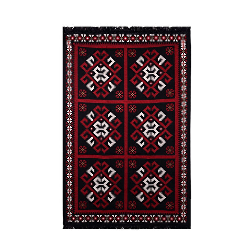 Bigghome Kilim, Makinede Yıkanabilir, Etnik Desenli, 80*150 cm, SA25MK . ürün görseli