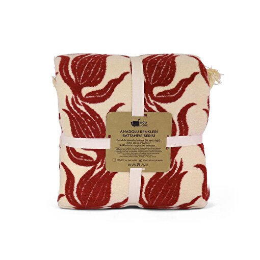 Bigghome Lalezar  Çift Kişilik Battaniye 200 x 220 cm. ürün görseli