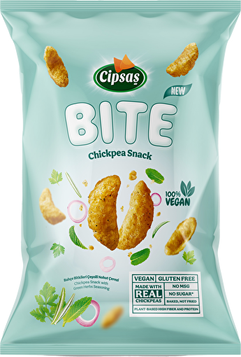 Picture of Cipsaş Bite- Bahçe Bitkileri Flavored Hummus Chips 65 G