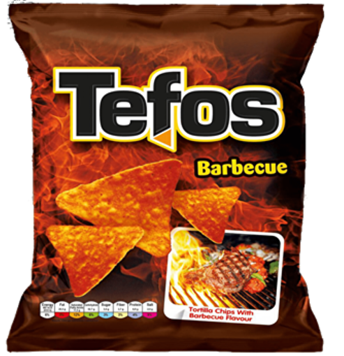 Picture of Tefos Corn Chips with Barbecue Flavor 18 g