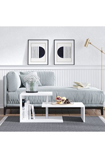 Decormet Dilek Orta Sehpa Beyaz. ürün görseli