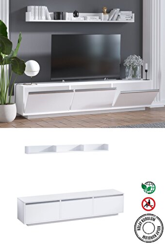 Decormet Prag Tv Ünitesi Beyaz. ürün görseli