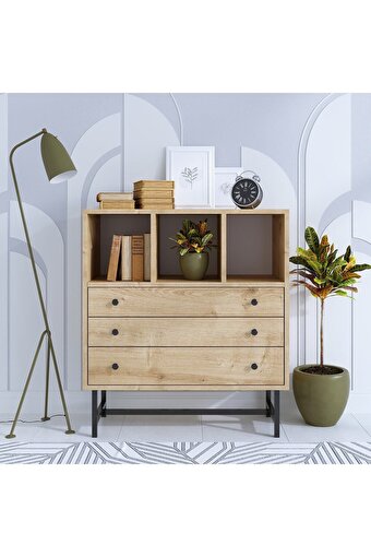 Decormet Carla Şifonyer Safir Meşe. ürün görseli