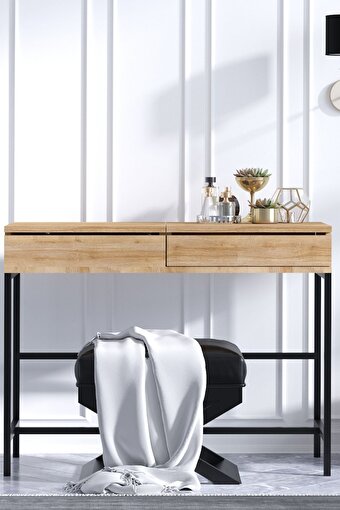 Decormet Linda Makyaj Masası Safir Meşe. ürün görseli