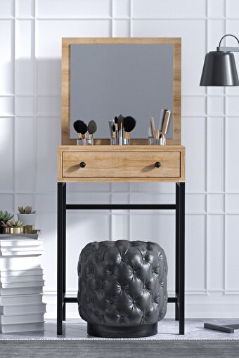 Decormet Mary Mini Makyaj Masası Safir Meşe. ürün görseli