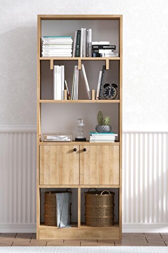 Decormet Marisa Kitaplık Safir Meşe. ürün görseli