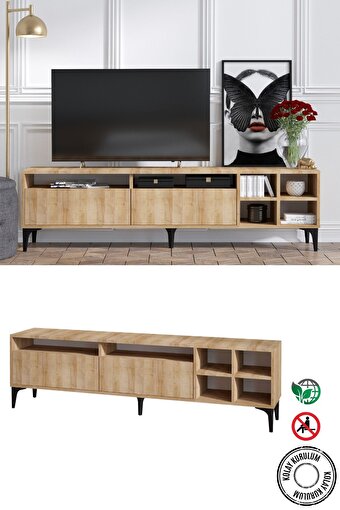 Decormet Eva Tv Sehpası Safir Meşe -Dec-20048. ürün görseli