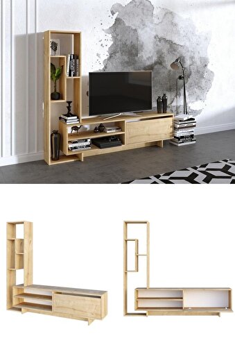 Decormet Larissa Tv Ünitesi Safir Meşe. ürün görseli